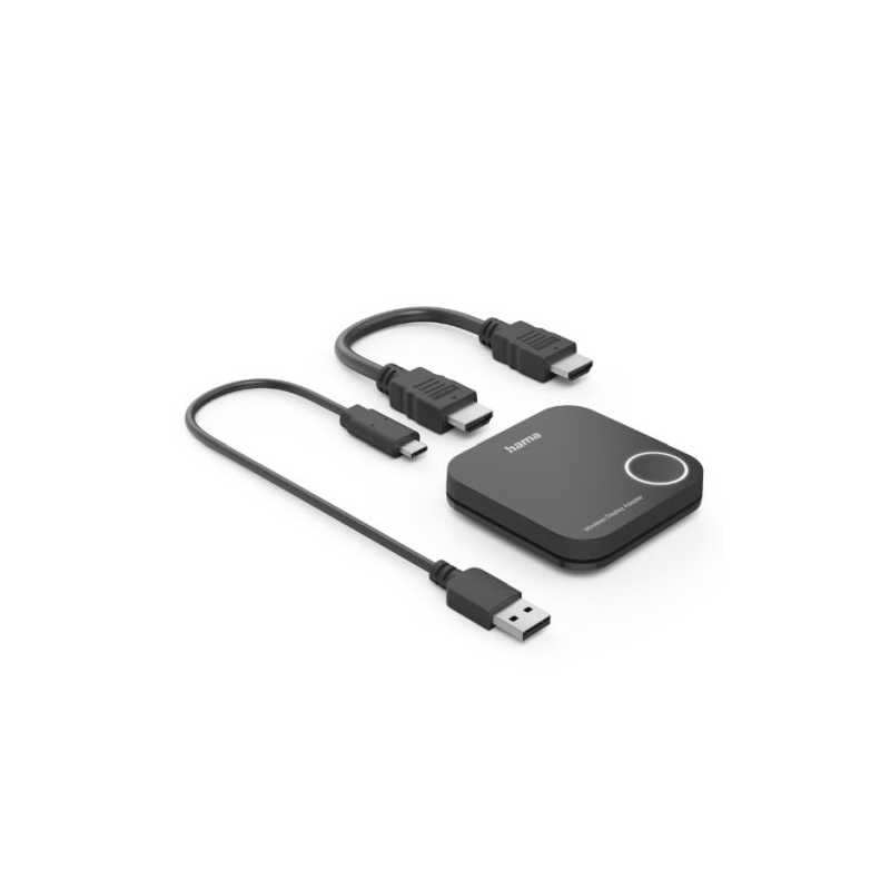 Hama Wireless to HDMI Display Adapter, Cast your Wireless Display / Miracast / Airplay / DLNA-enabled Devices onto a TV/Projecto