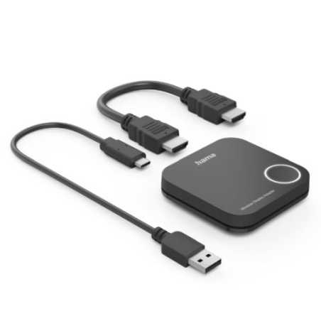 Hama Wireless to HDMI Display Adapter, Cast your Wireless Display / Miracast / Airplay / DLNA-enabled Devices onto a TV/Projecto