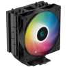 DeepCool AG400 Black ARGB V2 CPU Air Cooler, 120mm PWM Fan, 4 Direct Touch Heat Pipes, Addressable RGB, LGA1851/1700/1200, AM5/A