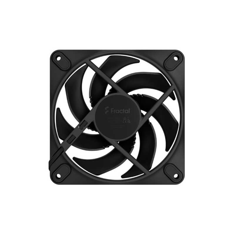 Fractal Design Momentum 12 12cm PWM Case Fan, FDB Bearing, 350-2200 RPM, Black