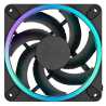 Fractal Design Momentum 12 ARGB 12cm PWM Case Fan, 16 LEDs, FDB Bearing, 350-2200 RPM, 8-pin Connector, Black