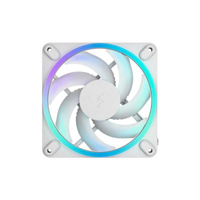 Fractal Design Momentum 12 ARGB 12cm PWM Case Fan, 16 LEDs, FDB Bearing, 350-2200 RPM, 8-pin Connector, White