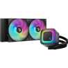 DeepCool LE240 V2 240mm Liquid CPU Cooler, Dual 120mm ARGB Fans, Anti-Leak Tech, Quiet Pump, High Performance for Intel & AMD So