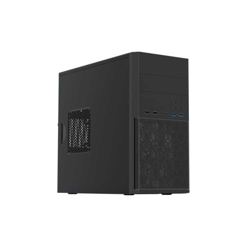 Vida Corporate Black Office Case with a 500W PSU, Micro ATX, 12cm Fan, Mesh Front Vida Corporate Black Office Case with a 500W PSU, Micro ATX, 12cm Fan, Mesh Front