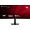 Viewsonic VA3820C 38 Inch UltraWide Quad HD LED Curved Monitor with USB-C Hub, 4.8ms,  HDMI, Display Port, 3840 x 1600, 75Hz, Sp