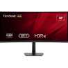 Viewsonic VA3820C 38 Inch UltraWide Quad HD LED Curved Monitor with USB-C Hub, 4.8ms,  HDMI, Display Port, 3840 x 1600, 75Hz, Sp