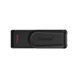 Kingston DataTraveler Exodia S DTXS/64GB USB Flash Drive, 64GB, USB 3.2,  Black, Swivel Cap Design