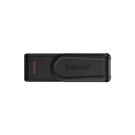 Kingston DataTraveler Exodia S DTXS/64GB USB Flash Drive, 64GB, USB 3.2,  Black, Swivel Cap Design