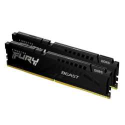 Kingston Fury Beast 64GB Kit (2 x 32GB), DDR5, 5600MHz, CL40, 1.25V, ECC, PMIC, Intel XMP 3.0, Black, DIMM Memory