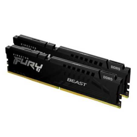 Kingston Fury Beast 64GB Kit (2 x 32GB), DDR5, 5600MHz, CL40, 1.25V, ECC, PMIC, Intel XMP 3.0, Black, DIMM Memory