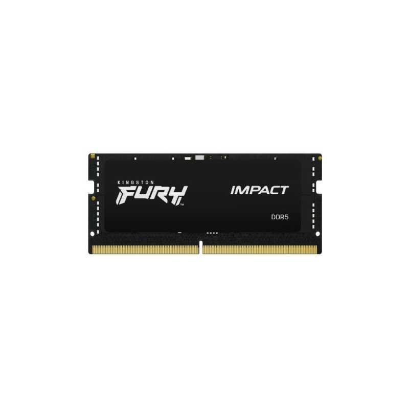 Kingston Fury Impact 32GB, DDR5, 5600MHz (PC5-44800), CL40, 1.1V, Intel XMP 3.0, SODIMM Memory
