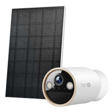 TP-LINK TAPO C460 KIT) Smart Battery-Powered 4K Outdoor Security Camera and Solar Panel, 10000mAh Battery, Colour Night Vision, 