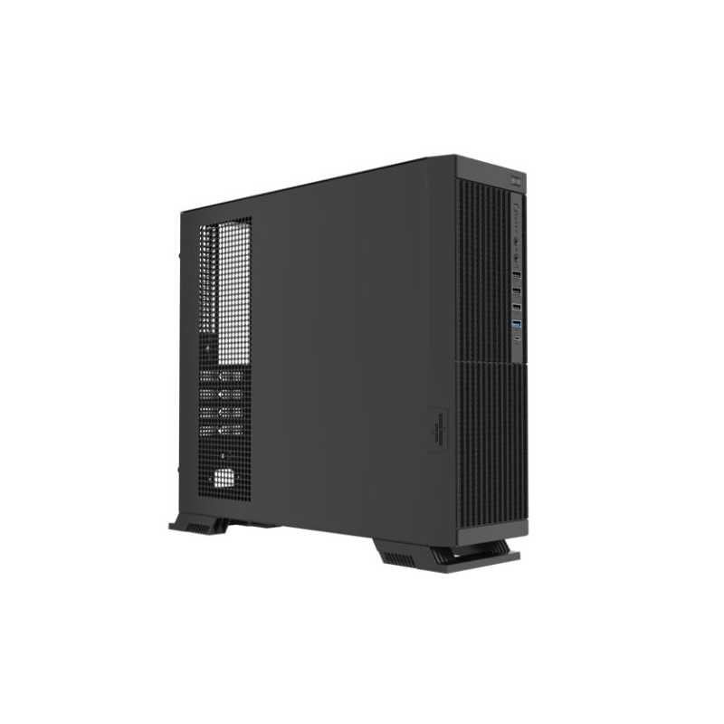 Vida Commerce Micro ATX SFF Desktop Office Case with a 300W PSU, High Airflow, Card Reader, USB-C, Black Vida Commerce Micro ATX SFF Desktop Office Case with a 300W PSU, High Airflow, Card Reader, USB-C, Black