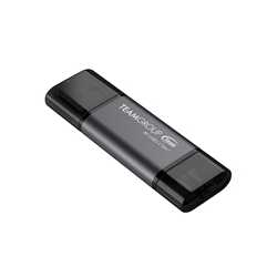 Team TX1364GC01 2 in 1 Dual OTG 64GB Flash Drive, X1 USB 3.2 Gen1, Type C & A, Plug and Play