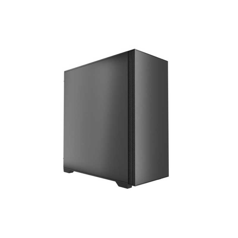 Vida Stealth Silent ATX Case, Matte Finish, Internal Sound Dampening, 1x PWM Fan, Dual 360mm Radiator Support, USB-C, Black Vida Stealth Silent ATX Case, Matte Finish, Internal Sound Dampening, 1x PWM Fan, Dual 360mm Radiator Support, USB-C, Black
