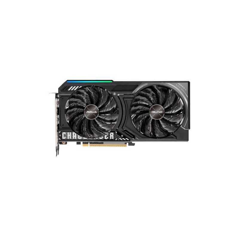 Asrock RX9060 XT Challenger 8GB OC, PCIe5, 8GB DDR6, HDMI, 2 DP, 3290MHz Clock, LED Indicator, Overclocked