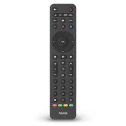 Hama Universal IR Remote Control for Over 1,000 Devices, Control 8 Devices, App Buttons, 10m Range