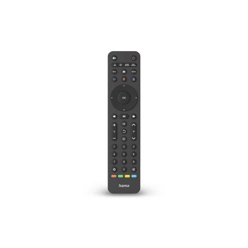 Hama Universal IR Remote Control for Over 1,000 Devices, Control 8 Devices, App Buttons, 10m Range