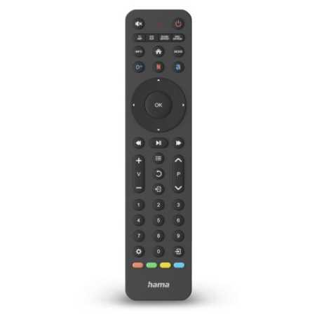 Hama Universal IR Remote Control for Over 1,000 Devices, Control 8 Devices, App Buttons, 10m Range