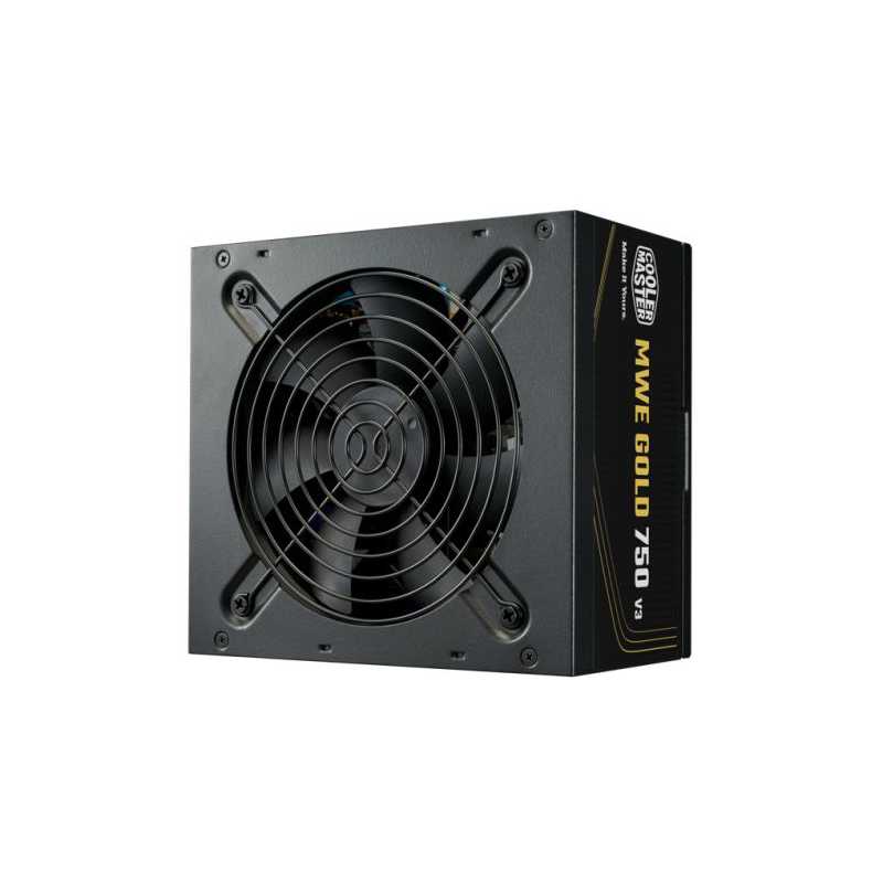 Cooler Master 750W MWE Gold V3 ATX 3.1 PSU, Fully Wired, HDB Bearing Fan, 80+ Gold