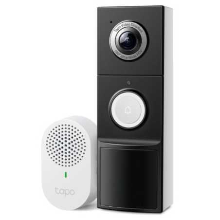 TP-LINK (TAPO D235) Smart Battery/Wired 2K 5MP Video Doorbell Camera w/ Chime, 7-Month Battery, Night Vision, Ultra-Wide FOV, AI