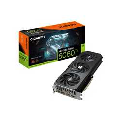 Gigabyte NVIDIA GeForce RTX 5060 Ti Gaming OC 16GB GDDR7 Graphics Card, 4608 CUDA Cores, 2647 MHz Core Clock, Triple Fan, RGB, 3
