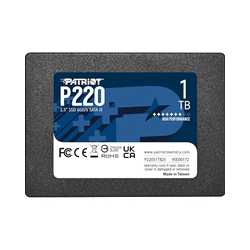 Patriot P210 (P220S1TB25) 1TB 2.5 Inch SSD, Sata 3 Interface, Read 520MB/s, Write 430MB/s, 3 Year Warranty
