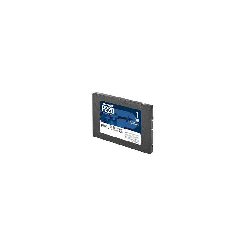Patriot P210 (P220S1TB25) 1TB 2.5 Inch SSD, Sata 3 Interface, Read 520MB/s, Write 430MB/s, 3 Year Warranty Patriot P210 (P220S1TB25) 1TB 2.5 Inch SSD, Sata 3 Interface, Read 520MB/s, Write 430MB/s, 3 Year Warranty