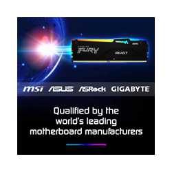 Kingston Fury Beast KF560C30BBEAK2-64 64GB (32GB 4G x 64-Bit x 2 pcs.) DDR5-6000 CL30 288-Pin DIMM Kit