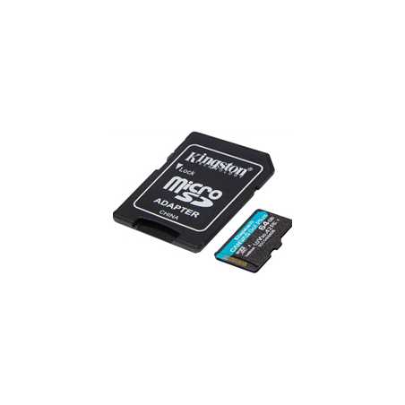 Kingston Canvas Go! Plus SDCG4/256GB 256GB Micro SD Card, UHS-1 (U3)
