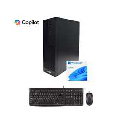 LOGIX 14th Gen Intel Core i3 Quad Core Small Form Factor SFF Business / Education PC with 8GB RAM, 500GB SSD, Windows 11 Pro, Ke