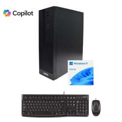 LOGIX 14th Gen Intel Core i3 Quad Core Small Form Factor SFF Business / Education PC with 8GB RAM, 500GB SSD, Windows 11 Pro, Ke