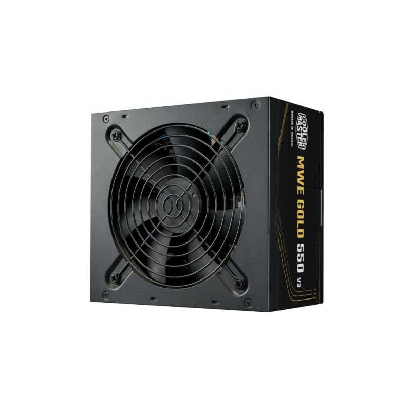Cooler Master 550W MWE Gold V3 ATX 3.1 PSU, Fully Wired, HDB Bearing Fan, 80+ Gold