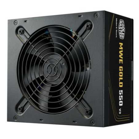 Cooler Master 550W MWE Gold V3 ATX 3.1 PSU, Fully Wired, HDB Bearing Fan, 80+ Gold