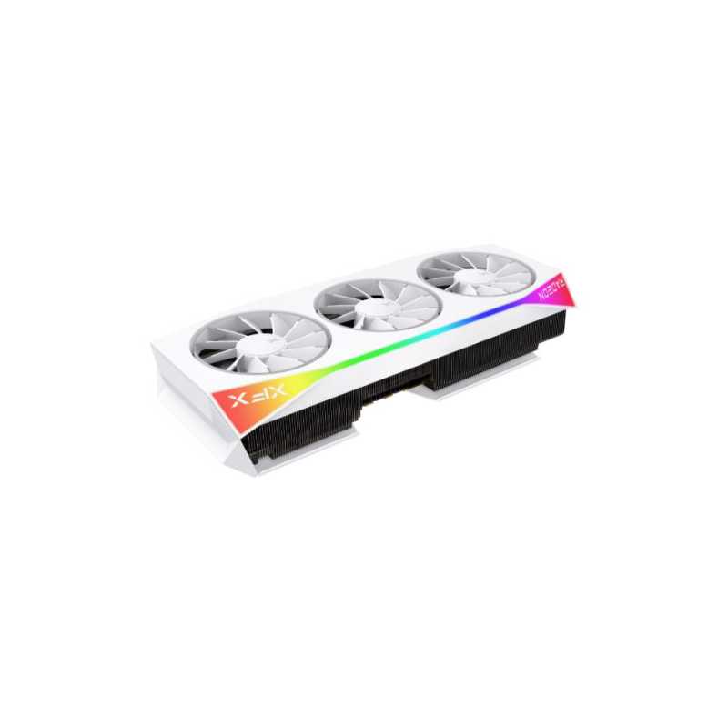 XFX Mercury RX9070 XT OC White Magnetic Air Edition with RGB, PCIe5, 16GB DDR6, HDMI, 3 DP, 3100MHz Clock, Overclocked