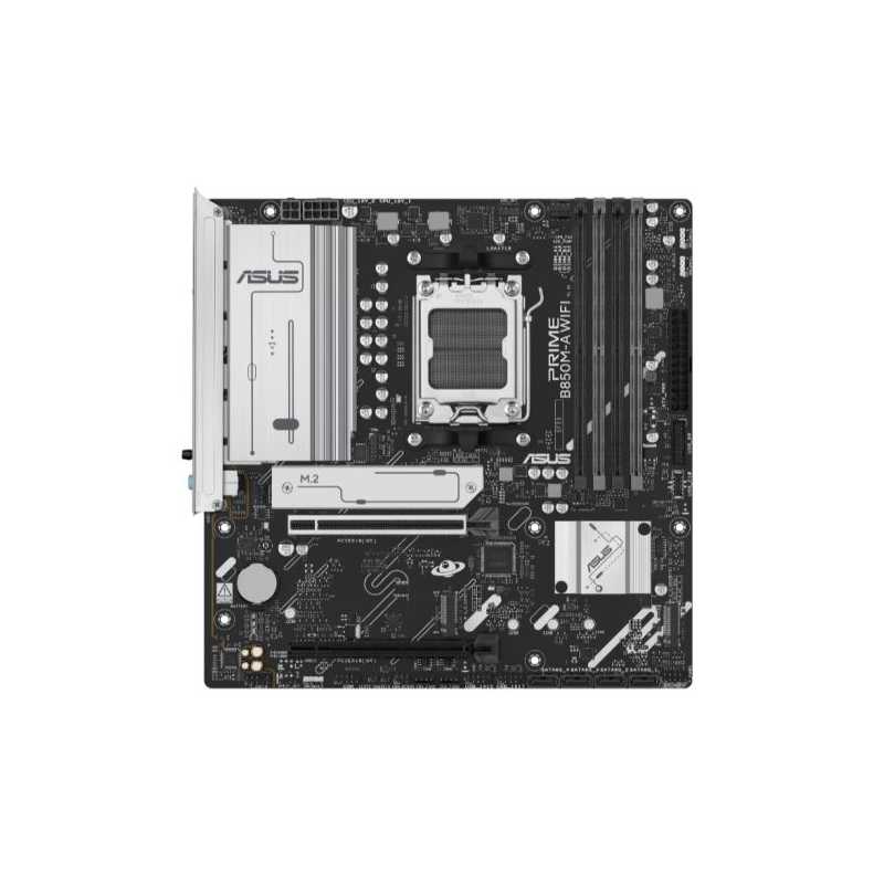 Asus PRIME B850M-A WIFI, AMD B850, AM5, Micro ATX, 4 DDR5, HDMI, 2 DP, Wi-Fi 6E, 2.5G LAN, 3x M.2