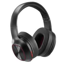 Hama (Spirit Calypso III) Bluetooth Headset w/ Mic, Bass Boost, Foldable, Passive Noise Suppression, Up to 60hrs Battery, Black
