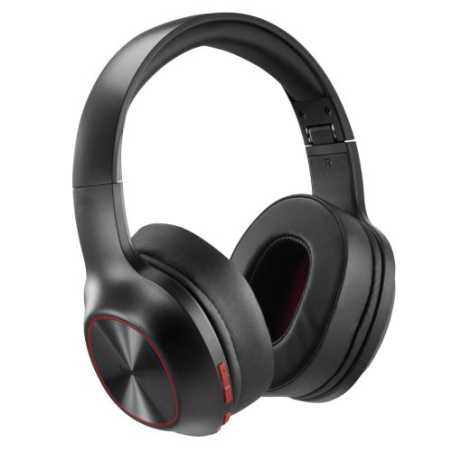 Hama (Spirit Calypso III) Bluetooth Headset w/ Mic, Bass Boost, Foldable, Passive Noise Suppression, Up to 60hrs Battery, Black