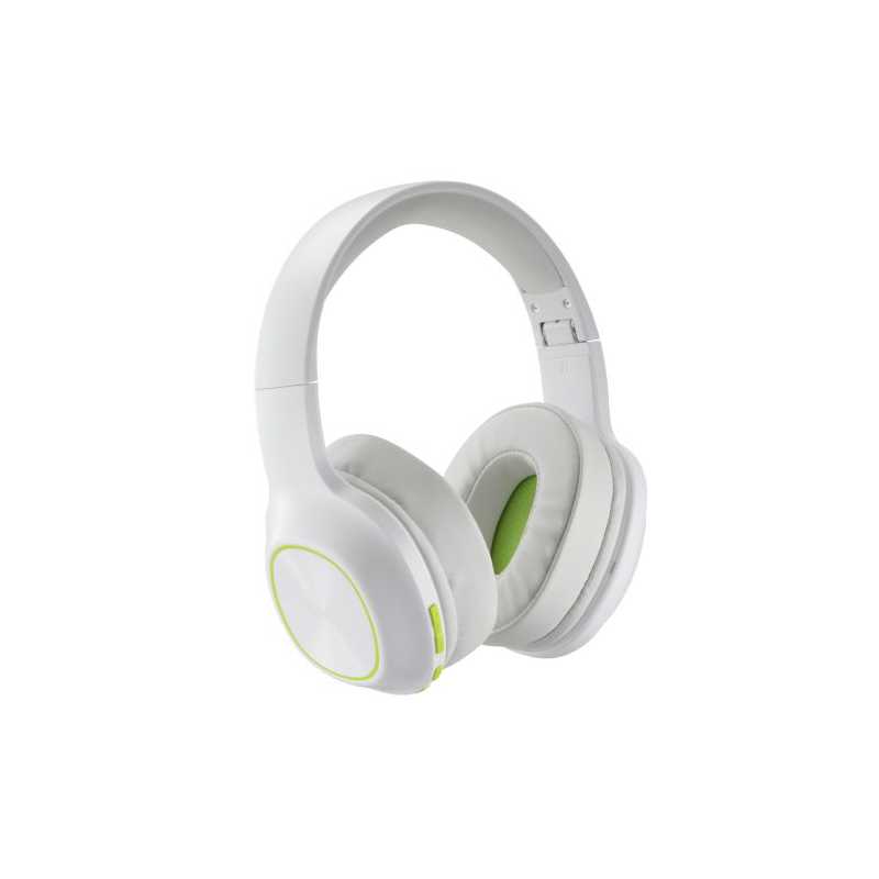 Hama (Spirit Calypso III) Bluetooth Headset w/ Mic, Bass Boost, Foldable, Passive Noise Suppression, Up to 60hrs Battery, White