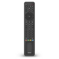 Hama Solar Powered Universal IR Remote Control for Over 1,000 Devices, Control 8 Devices, App Buttons, 10m Range