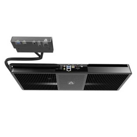Arctic Senza Under Desk PC, Ryzen 5 5500GT, 16GB DDR4, 1TB SSD, Wi-Fi 6E, 2.5G LAN, USB-C, Silent Passive Cooling, Windows 11 Ho