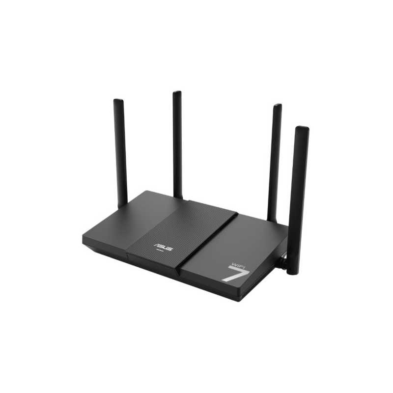 Asus (RT-BE50) BE3600 Dual Band Wi-Fi 7 Smart AiMesh Extendable Router, 2.5G WAN, 3x GB LAN, MLO, 4K-QAM, IoT Network