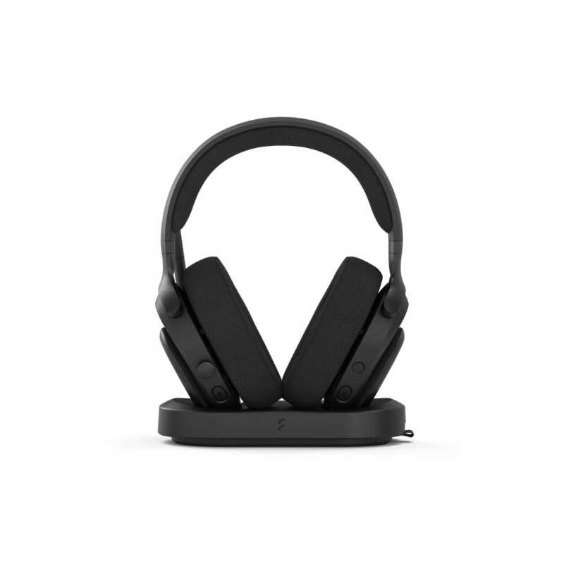 Fractal Design Scape (Dark) Gaming Headset, Wireless/Btooth/USB, Custom-Tuned Drivers, EQ Presets, 40 Hours Battery, Charging St