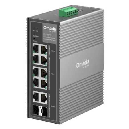 TP-LINK (IES210GPP) Omada 10-Port Gigabit Industrial Easy Managed Switch with 6-Port PoE+ and 2-Port PoE++, 2x Combo RJ45/SFP, I