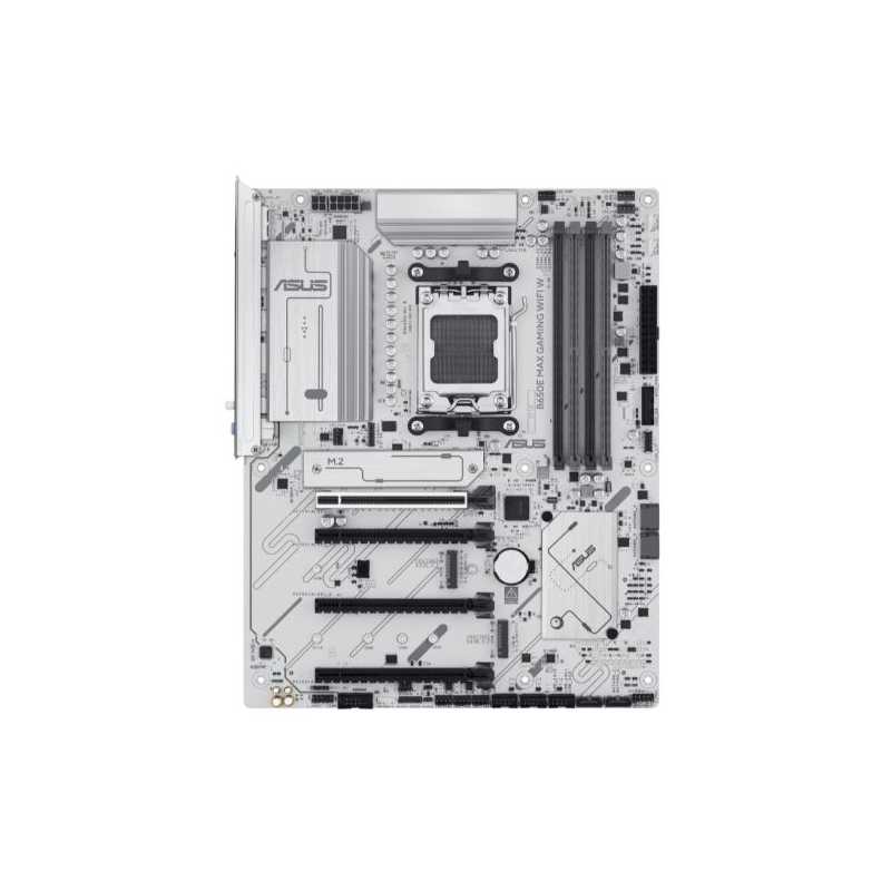 Asus B650E MAX GAMING WIFI W, AMD B650, AM5, ATX, 4 DDR5, HDMI, DP, Wi-Fi 6E, 2.5G LAN, PCIe5, 3x M.2, White