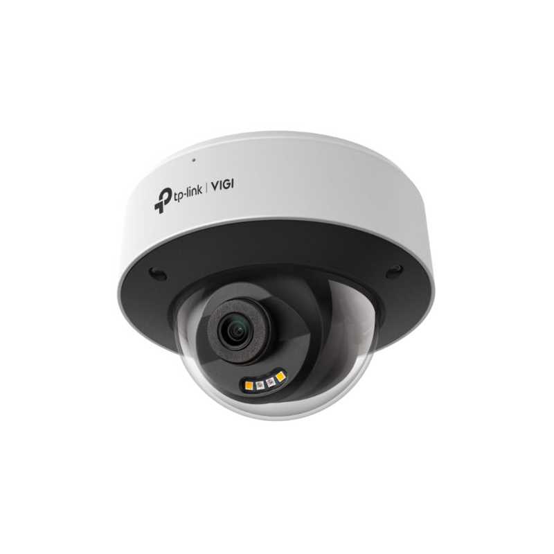 TP-LINK (InSight S285 2.8MM) VIGI 8MP Outdoor Full-Colour Dome Network Camera w/ 2.8mm Lens, IP67, PoE, AI Detection/Classificat
