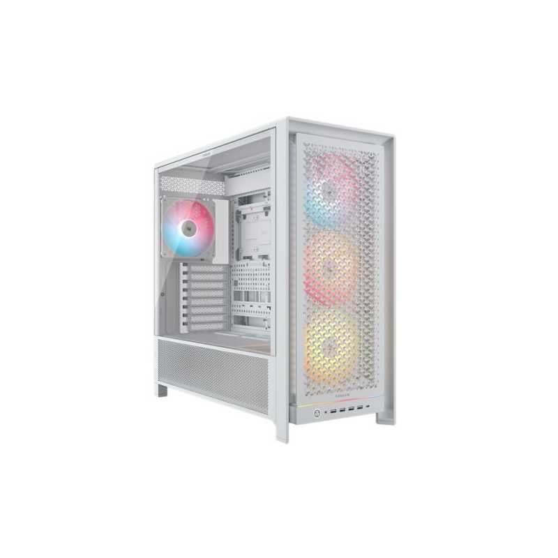Corsair FRAME 5000D RS Modular Gaming Case w/ Glass Side, E-ATX, 4x ARGB Fans, InfiniRail Fan Mounting, USB-C, ARGB Strip, Asus 
