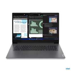 Lenovo V17 G4 IRU Laptop, 17.3 Inch Full HD IPS Screen, Intel Core i7-1355U 13th Gen Processor, 16GB RAM, 512 SSD, Intel Iris Xe