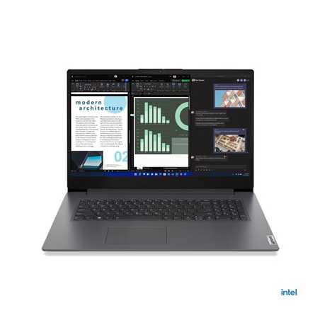 Lenovo V17 G4 IRU Laptop, 17.3 Inch Full HD IPS Screen, Intel Core i7-1355U 13th Gen Processor, 16GB RAM, 512 SSD, Intel Iris Xe