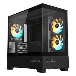 GIGABYTE C201 PANORAMIC RGB Gaming PC Case, Tempered Glass, Optimized Airflow, mini-ITX/m-ATX